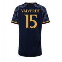 Real Madrid Federico Valverde #15 Vieraspaita Naiset 2023-24 Lyhythihainen